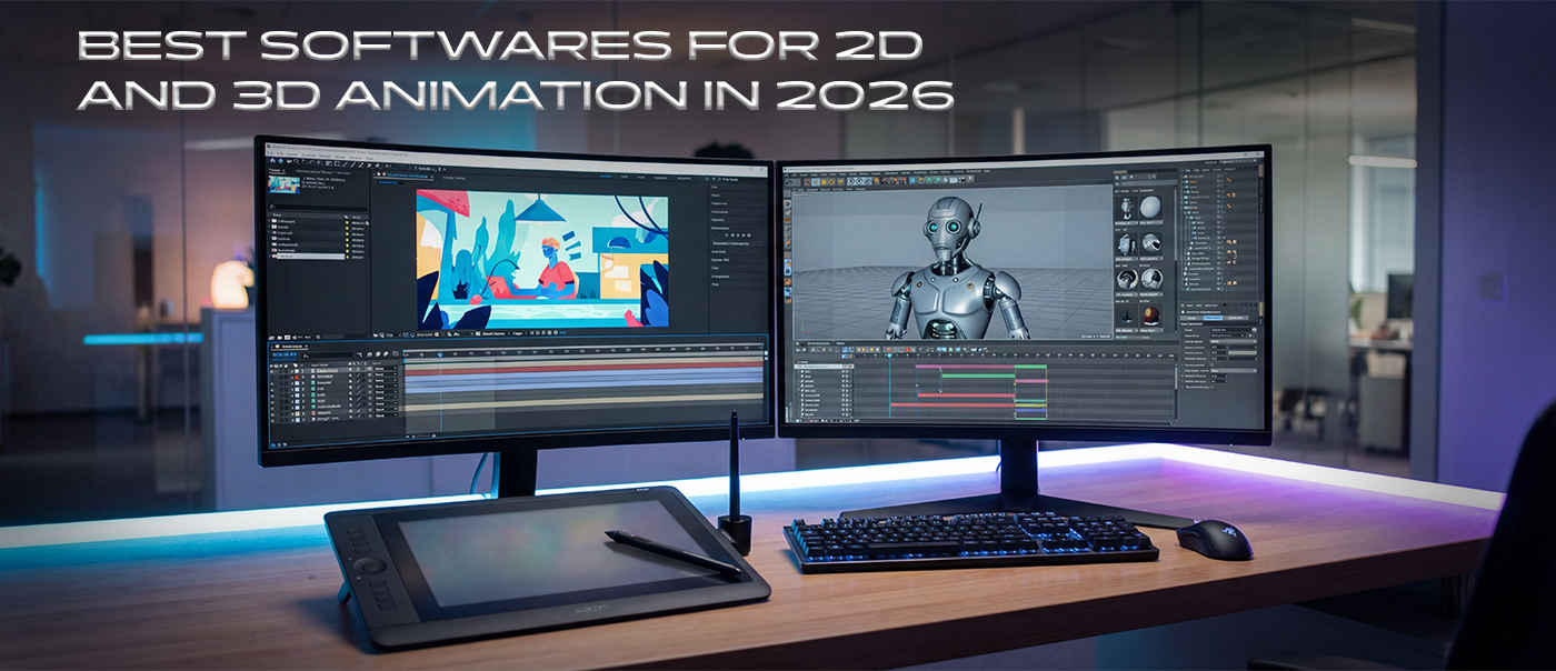 Best Softwares for 2D and 3D Animation in 2026